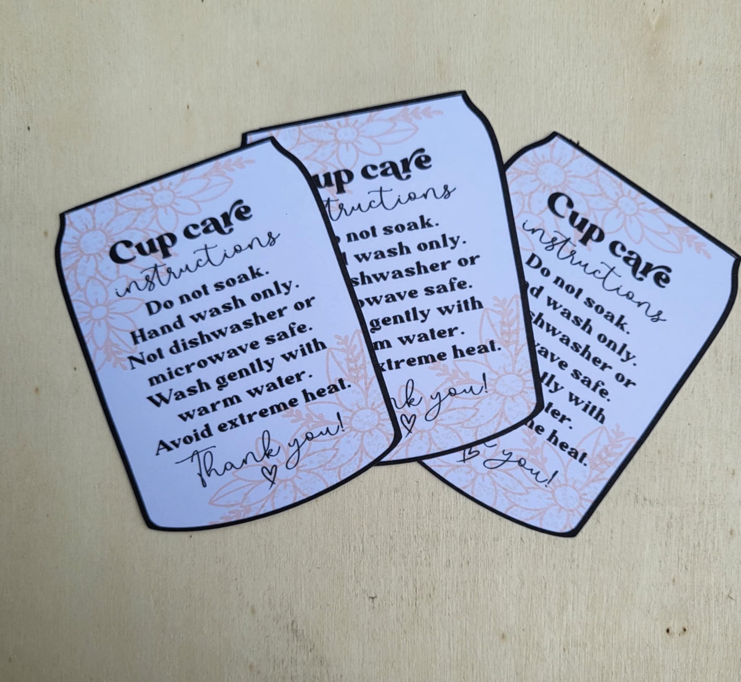 Cup Care Cards