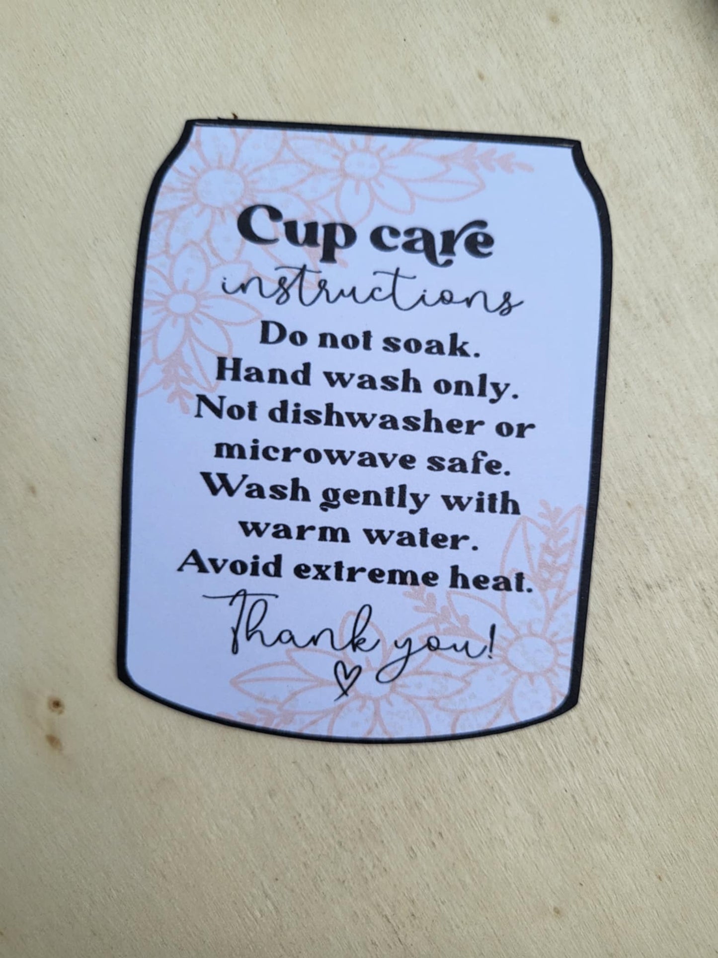 Cup Care Cards
