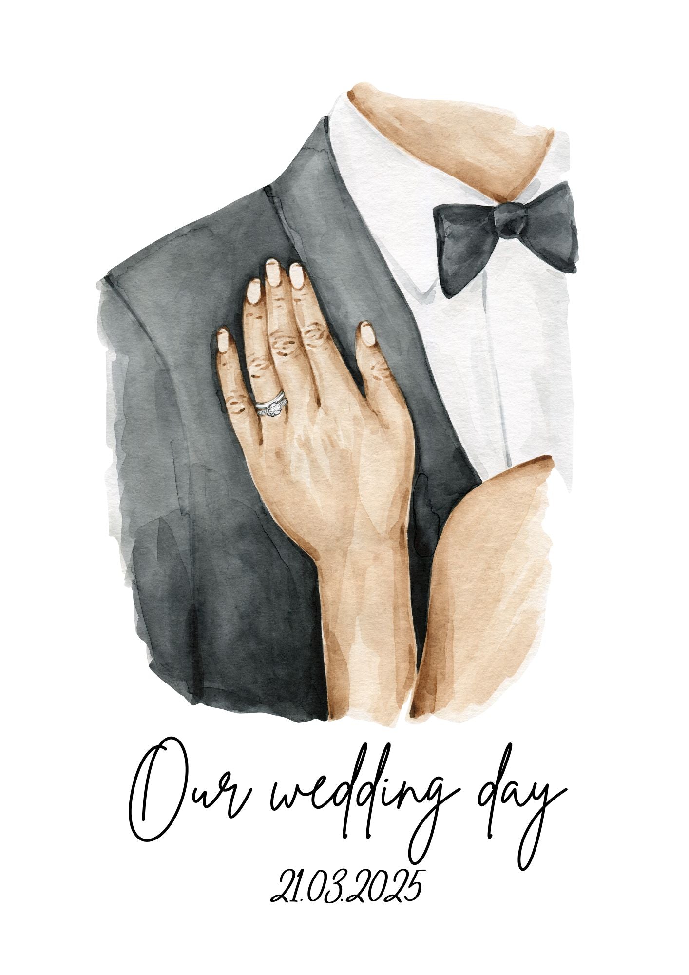 Our Wedding Day Print