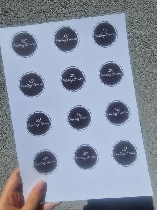 5 Logo Sheets A4