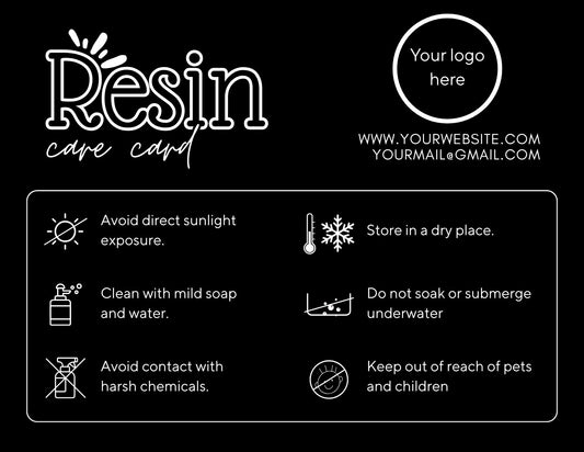 Resin Care Card Style 2